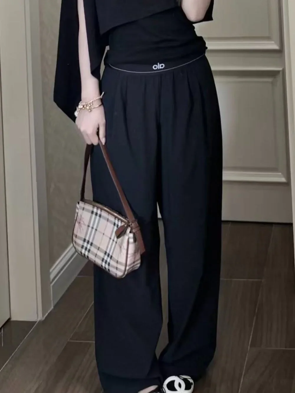 ALO Yoga💝Suit Up Trouser Black,Casual work pants NWT Regular 30”